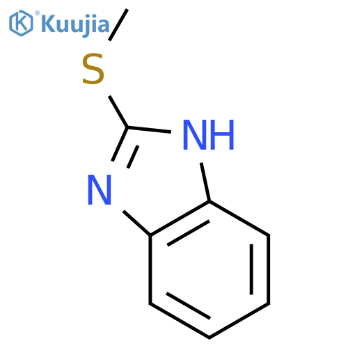 2-(Methylthio)benzimidazole structure