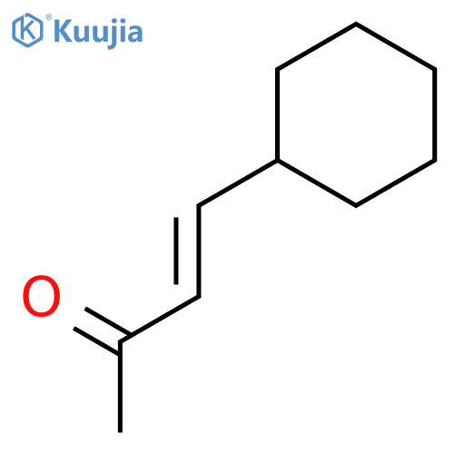 4-cyclohexylbut-3-en-2-one structure