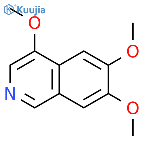 Isoquinoline,4,6,7-trimethoxy- structure