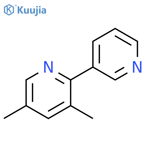 2,3'-Bipyridine, 3,5-dimethyl- structure
