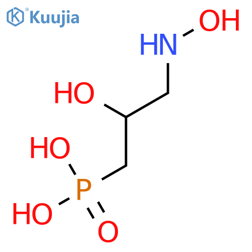 (R)-[3-(Hydroxyamino)-2-hydroxypropyl]phosphonic acid structure