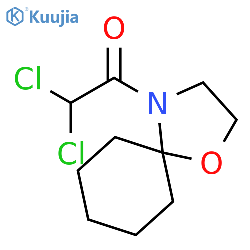 2,2-Dichloro-1-(1-oxa-4-azaspiro[4.5]decan-4-yl)ethanone structure