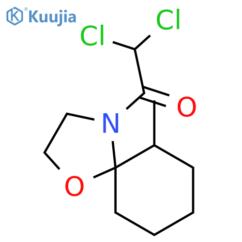 1-Oxa-4-azaspiro[4.5]decane, 4-(dichloroacetyl)-6-methyl- structure