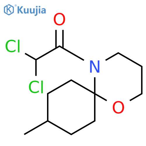 1-Oxa-5-azaspiro[5.5]undecane, 5-(dichloroacetyl)-9-methyl- structure