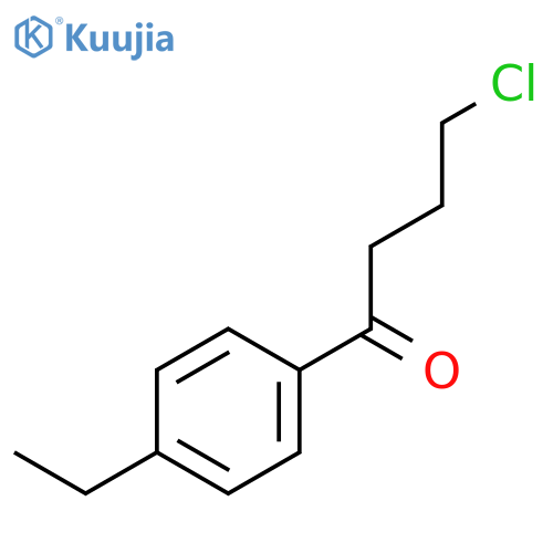 1-Butanone,4-chloro-1-(4-ethylphenyl)- structure