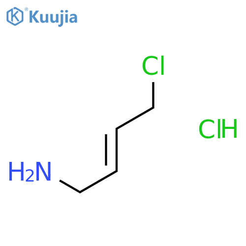 cis-4-chloro-2-butenylamine hydrochloride structure