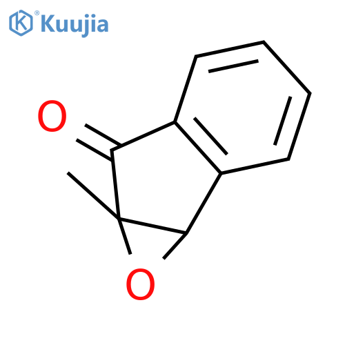 6H-Indeno[1,2-b]oxiren-6-one, 1a,6a-dihydro-6a-methyl- structure