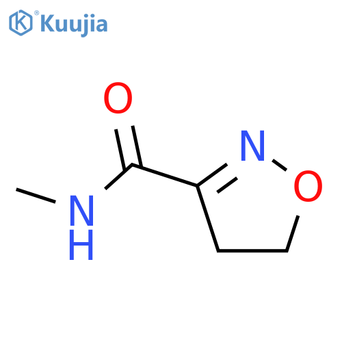 3-ISOXAZOLECARBOXAMIDE, 4,5-DIHYDRO-N-METHYL- structure