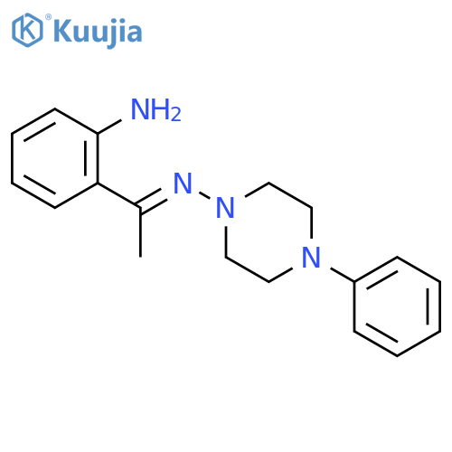 1-Piperazinamine, N-[1-(2-aminophenyl)ethylidene]-4-phenyl- structure