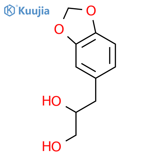 3-(Benzo[d][1,3]dioxol-5-yl)propane-1,2-diol structure