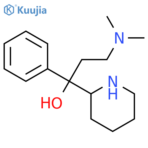 2-Piperidinemethanol,a-[2-(dimethylamino)ethyl]-a-phenyl- structure