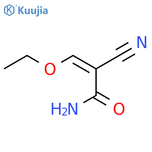 2-Propenamide,2-cyano-3-ethoxy- structure