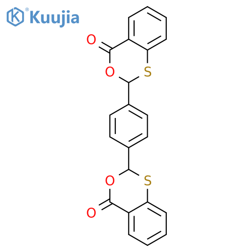 3,1-Benzoxathian-4-one,2,2'-p-phenylenedi- (8CI) structure