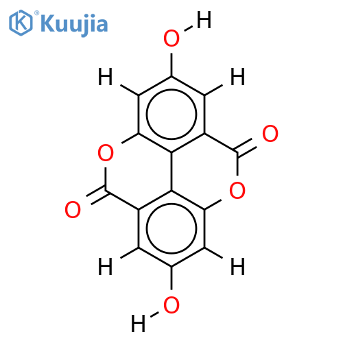 2,2'-Dicarboxy-4,6,4',6'-tetrahydroxy-biphenyl-dilacton, Nasutin A structure