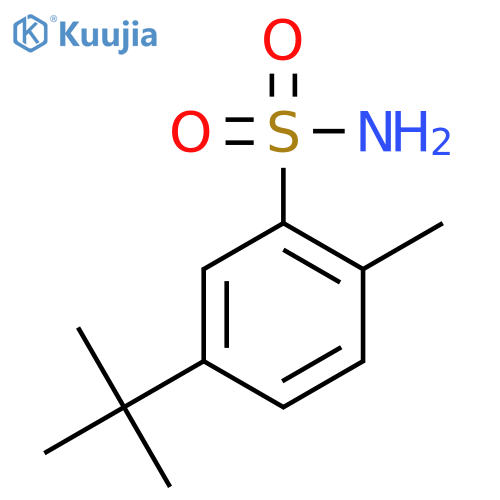 5-tert-Butyl-2-methylbenzene-1-sulfonamide structure