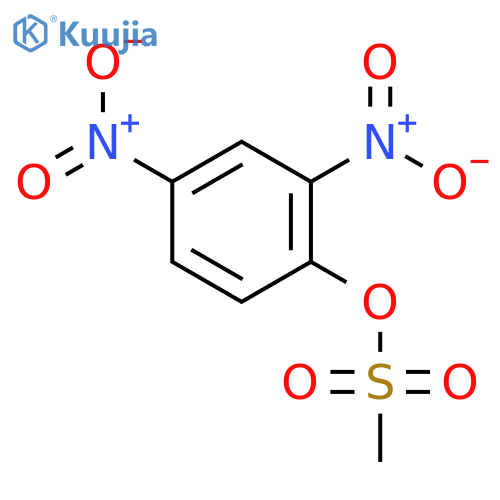 Phenol,2,4-dinitro-, 1-methanesulfonate structure