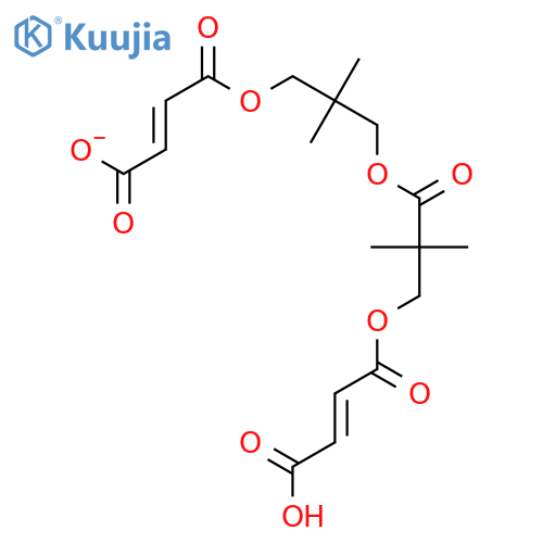 3-[3-[(3-carboxy-1-oxoallyl)oxy]-2,2-dimethyl-1-oxopropoxy]-2,2-dimethylpropyl maleate structure
