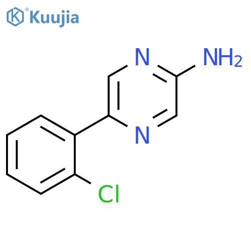 5-(2-Chlorophenyl)-pyrazin-2-ylamine structure