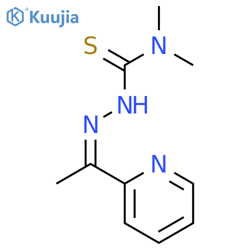 (1E)-1-pyridin-2-ylethanone N,N-dimethylthiosemicarbazone structure