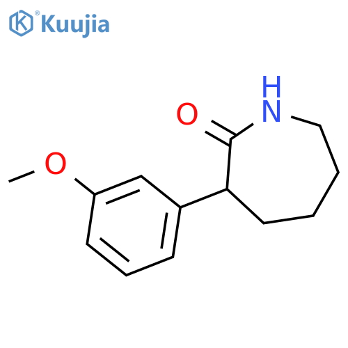 2H-Azepin-2-one, hexahydro-3-(3-methoxyphenyl)- structure