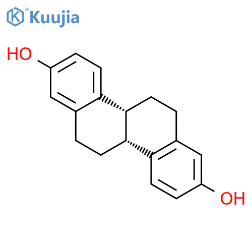 2,8-Chrysenediol, 4b,5,6,10b,11,12-hexahydro-, (4bR,10bR)-rel- structure
