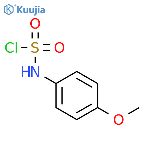 Sulfamoyl chloride, (4-methoxyphenyl)- structure