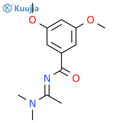 Benzamide, N-[1-(dimethylamino)ethylidene]-3,5-dimethoxy- structure