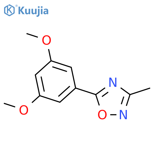 1,2,4-Oxadiazole, 5-(3,5-dimethoxyphenyl)-3-methyl- structure
