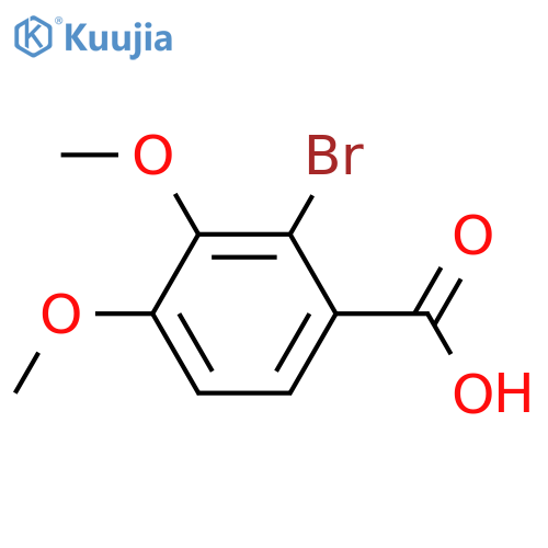 2-bromo-3,4-dimethoxybenzoic acid structure