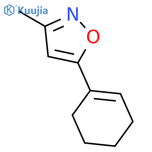 Isoxazole, 5-(1-cyclohexen-1-yl)-3-methyl- (7CI,8CI,9CI) structure