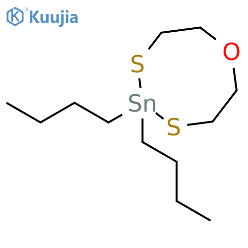1,4,6,5-Oxadithiastannocane, 5,5-dibutyl- structure