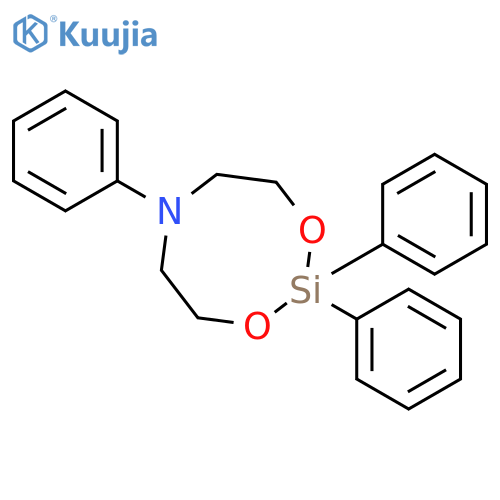 1,3-DIOXA-6-AZA-2-SILACYCLOOCTANE, 2,2,6-TRIPHENYL- structure