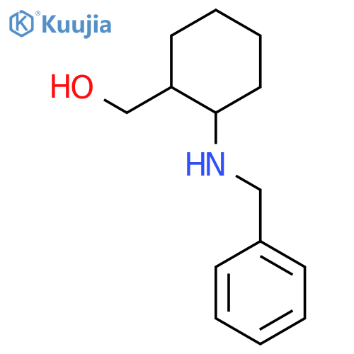((1R,2S)-2-(Benzylamino)cyclohexyl)methanol structure