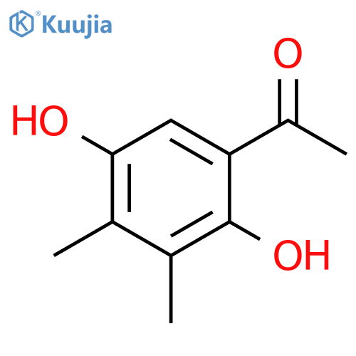 Ethanone, 1-(2,5-dihydroxy-3,4-dimethylphenyl)- structure