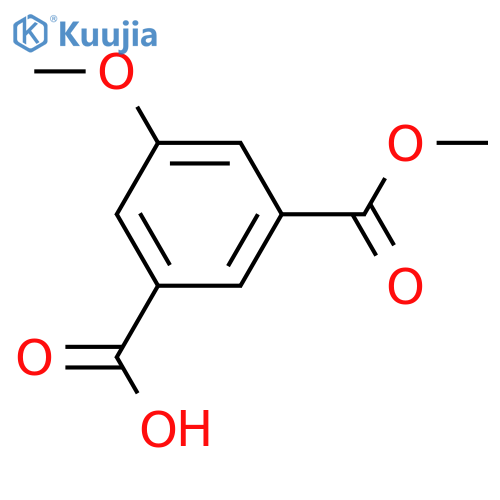 3-Methoxy-5-(methoxycarbonyl)benzoic acid structure