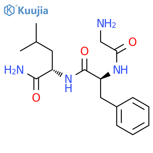 L-Leucinamide, glycyl-L-phenylalanyl- structure