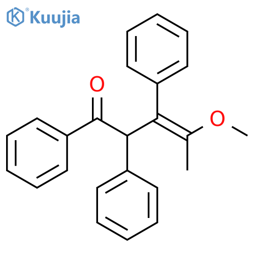 3-Penten-1-one, 4-methoxy-1,2,3-triphenyl-, (Z)- structure