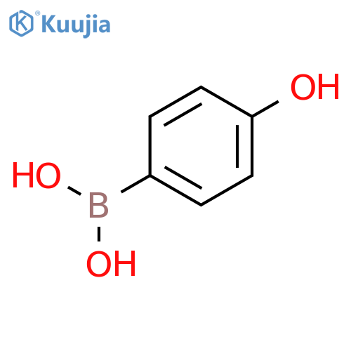(4-hydroxyphenyl)boronic acid structure