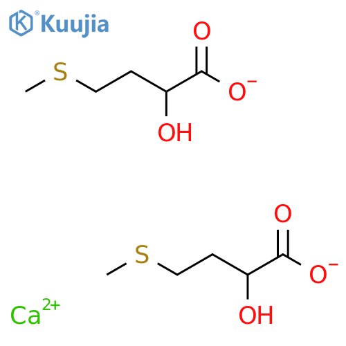 (2R)-2-Hydroxy-4-(methylthio)butanoic Acid Calcium Salt structure