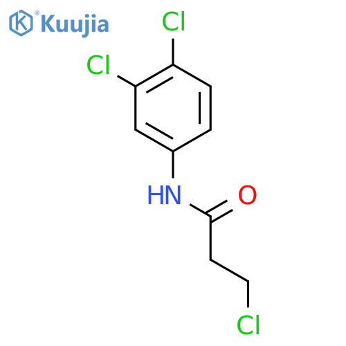 Propanamide, 3-chloro-N-(3,4-dichlorophenyl)- structure