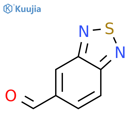 2,1,3-Benzothiadiazole-5-carbaldehyde structure