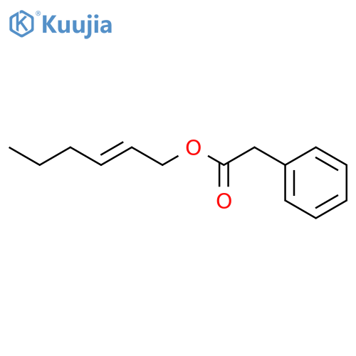Benzeneacetic acid,2-hexen-1-yl ester structure