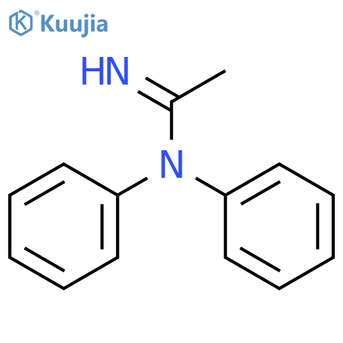 N,N-diphenylacetamidine structure