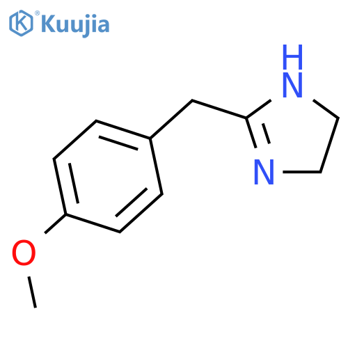 1H-Imidazole,4,5-dihydro-2-[(4-methoxyphenyl)methyl]- structure
