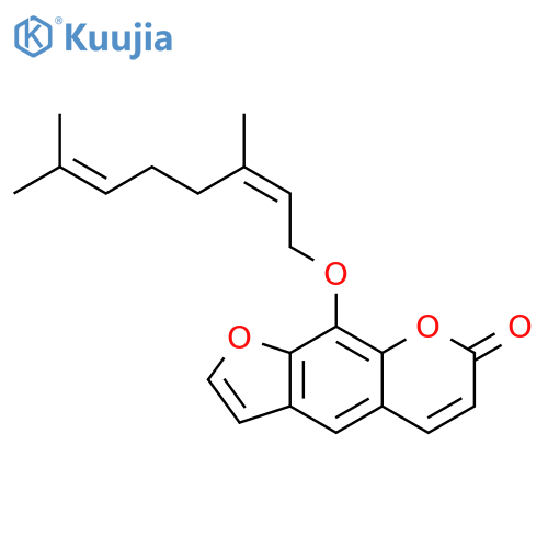 7H-Furo[3,2-g][1]benzopyran-7-one,9-[(3,7-dimethyl-2,6-octadien-1-yl)oxy]- structure