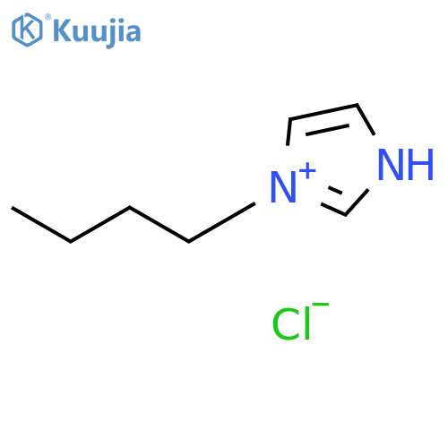 N-butylimidazolium chloride structure