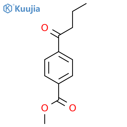 methyl 4-butyrylbenzoate structure