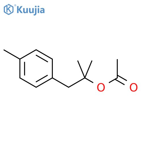 Benzeneethanol, a,a,4-trimethyl-, 1-acetate structure
