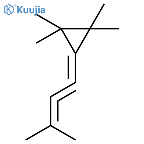 CYCLOPROPANE, 1,1,2,2-TETRAMETHYL-3-(3-METHYL-1,2-BUTADIENYLIDENE)- structure