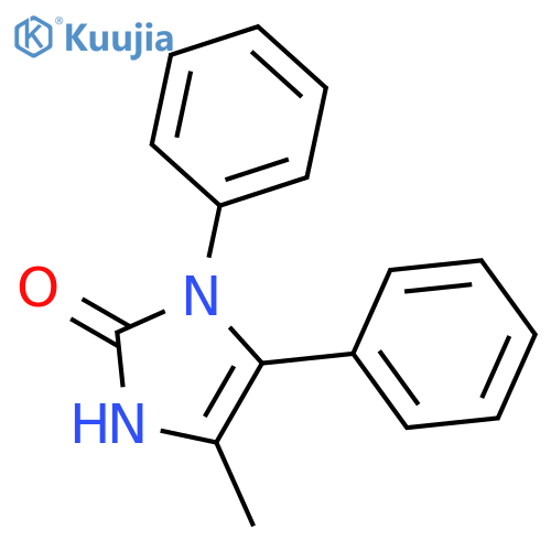 2H-IMIDAZOL-2-ONE, 1,3-DIHYDRO-4-METHYL-1,5-DIPHENYL- structure